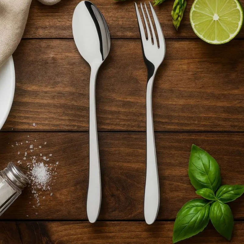سرویس قاشق چنگال ۱۲ پارچه ۶ نفره مدل دونا