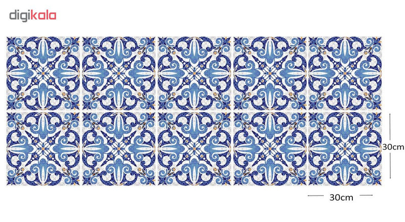 استیکر کاشی مدل A-B02 بسته 10 عددی