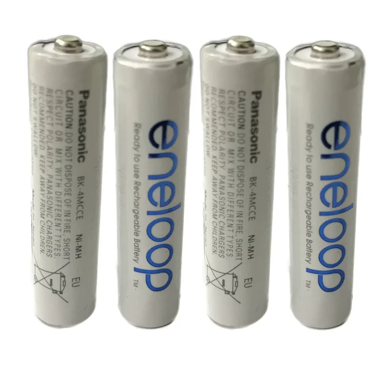 باتری نیم قلمی قابل شارژ پاناسونیک مدل eneloopBK-4MCCE(HR03) بسته 4 عددی