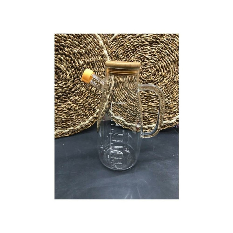 ظرف روغن ارو مدل درب بامبو کد TR-2501