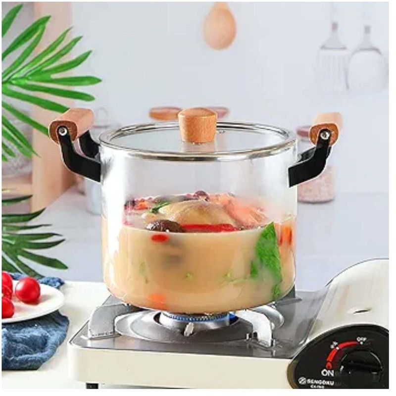 قابلمه طرح شیشه ایی کد NC20 سایز 26