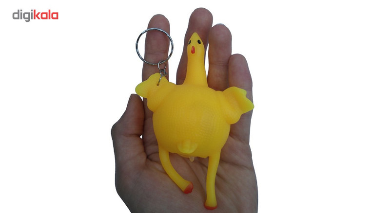 مرغ تخم گذار ضد استرس مدل Chicken Squishy