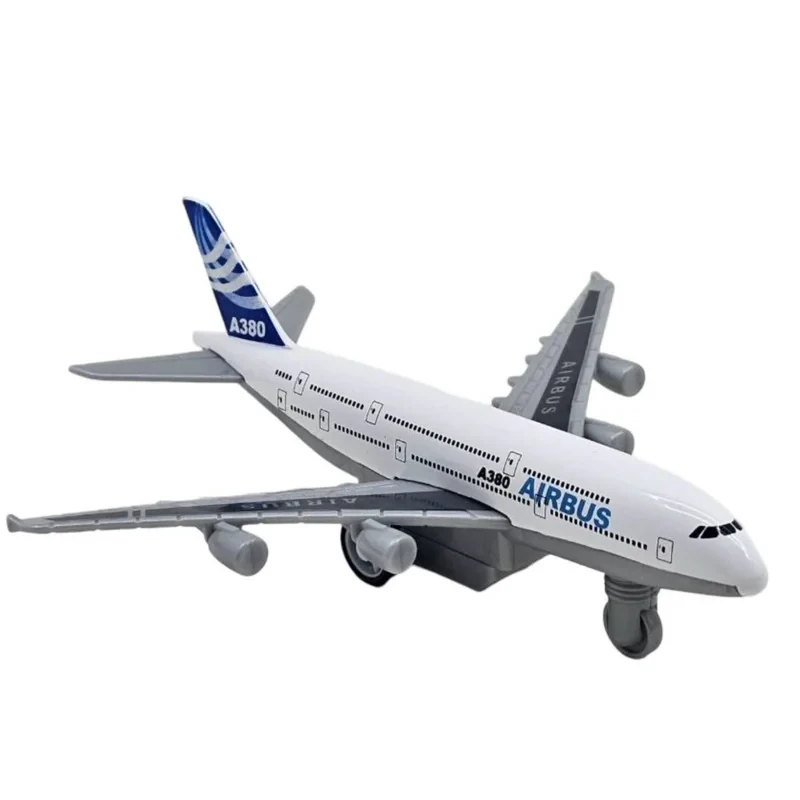 هواپیما بازی ناب سل مدل ایرباس A380 فلزی عقب کش کد  AIRBUS A380  AIRCRAFT NAAB002