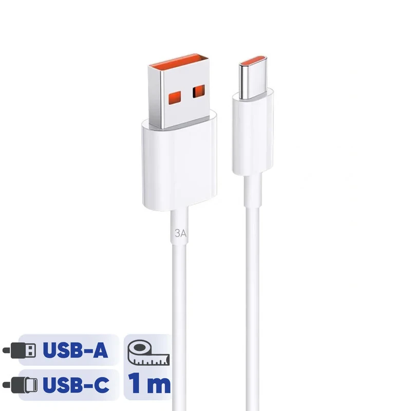 کابل تبدیل USB به USB-C اس ال وای مدل 33W Turbo  طول 1 متر