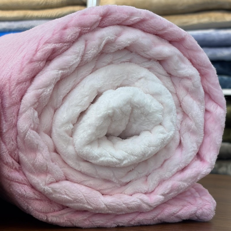 پتو 2 نفره تیلار تک مدل ژاکارد آبرنگی 350G سایز 220x200 سانتی‌متر