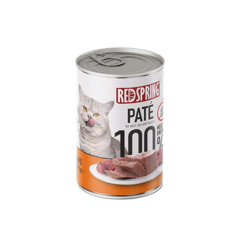 کنسرو غذای گربه رداسپرینگ مدل Pate Pack با طعم بره، ماهی، مرغ،جگر و گوساله وزن 2.4 کیلوگرم بسته 6 عددی