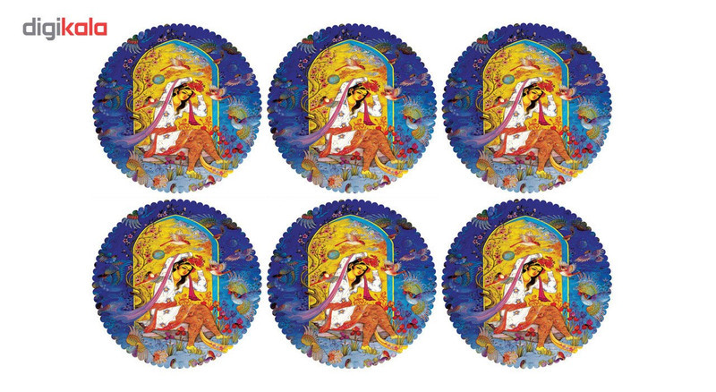 زیر بشقابی کد U2-42015 ست 6 عددی
