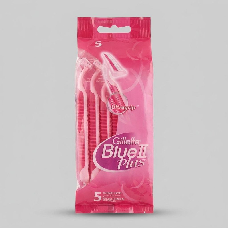 خود تراش ژیلت مدل BLUE 2 PLUS بسته 5 عددی