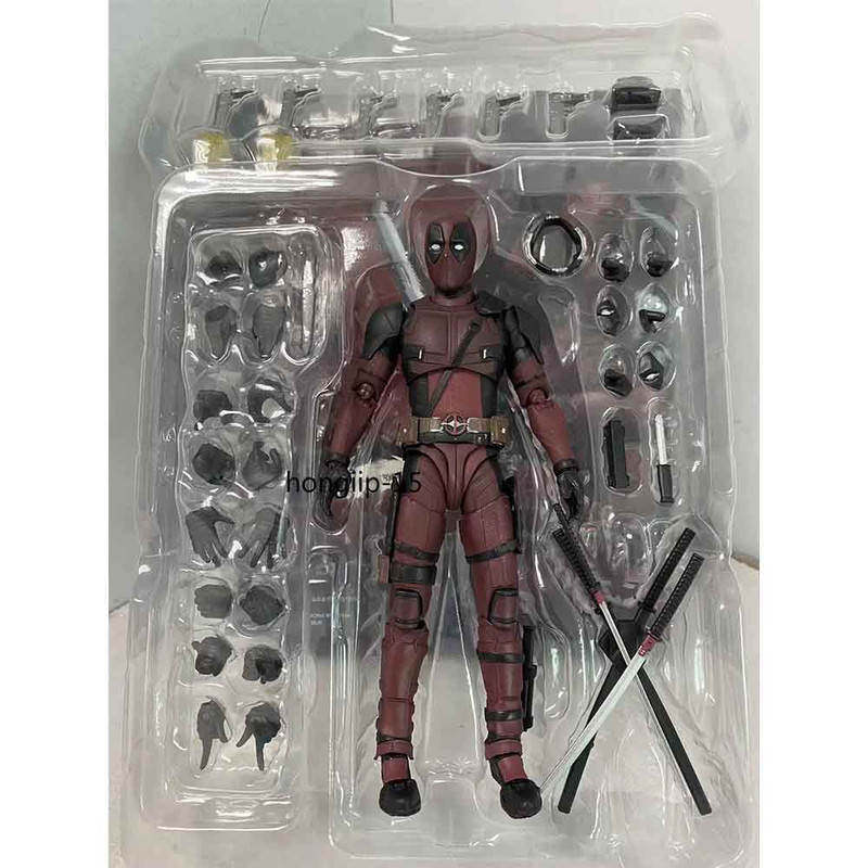 اکشن فیگور مدل ددپول طرح Deadpool SHF ارتفاع 15 سانتی متر