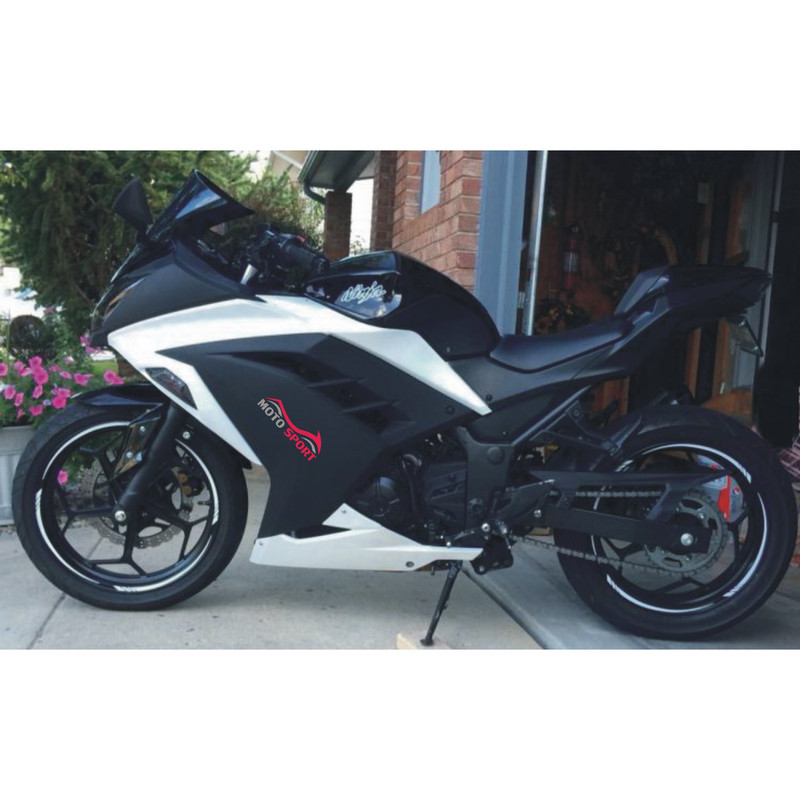 برچسب بدنه موتورسیکلت لیزارد مدل اسپورت طرح moto sport کد LZD-1021 بسته 2 عددی