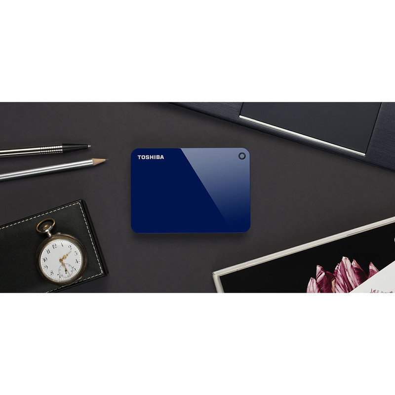هارد اکسترنال توشیبا مدل Canvio Advance ظرفیت یک ترابایت دارای رابط USB Type-A 3.0