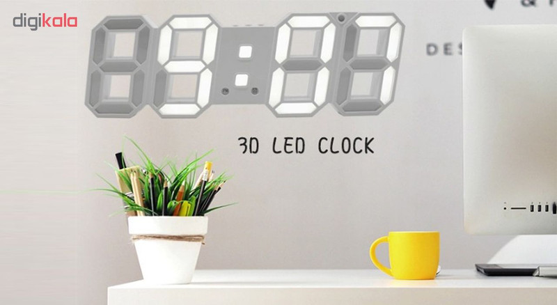 ساعت دیواری و رومیزی مدل X Segment Clock