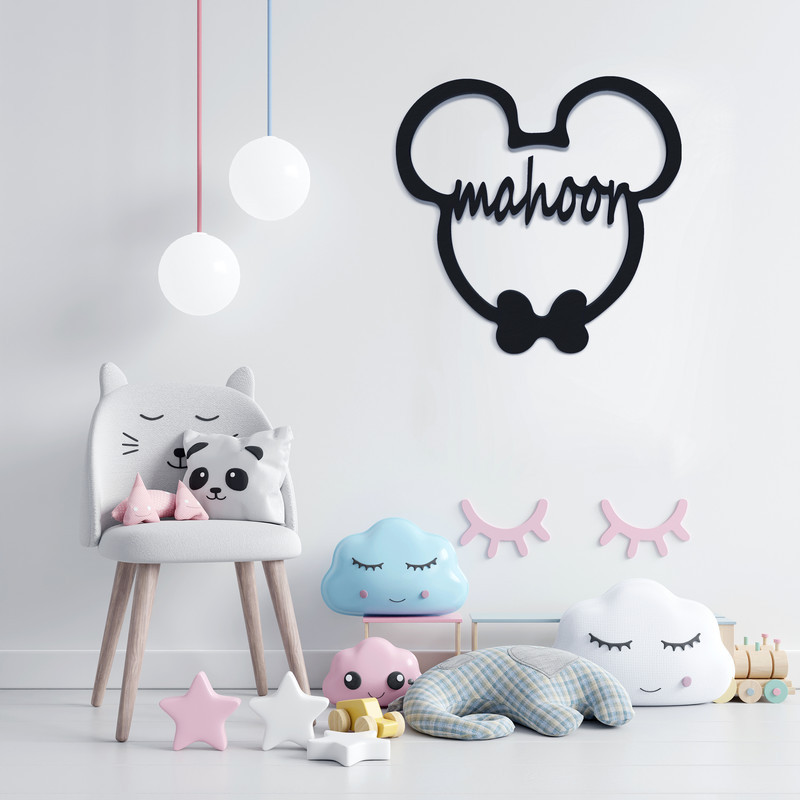 دیوارکوب آرتافرین مدل اسم ماهور طرح Mickey Mouse