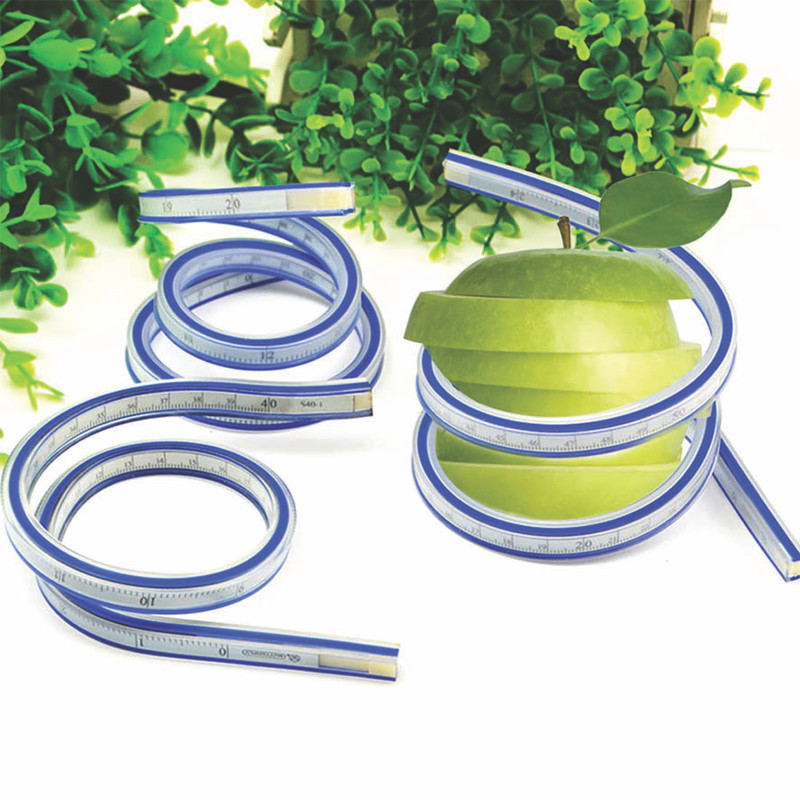 خط‌کش 60 سانتی‌متری مدل ژله ای کد 60CM