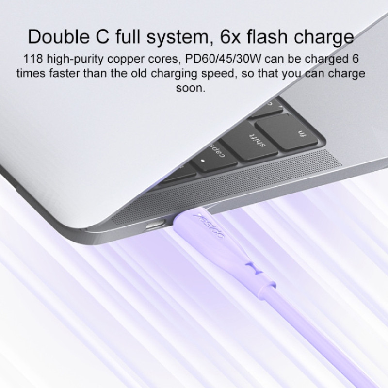 کابل usb-C یسیدو مدل CA152 طول 1 متر