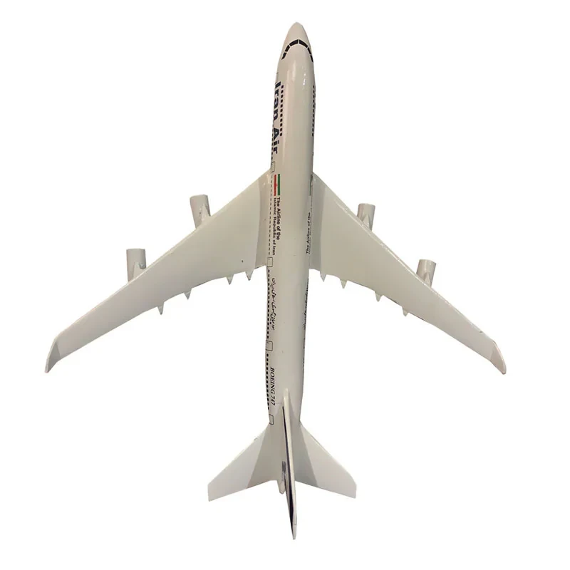 ماکت هواپیما مدل مسافربری بوئینگ 747 طرح Iran Air