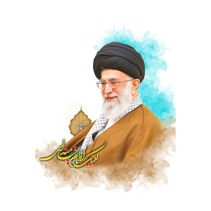 تابلو شاسی رومیزی طرح رهبر سید علی خامنه ای مدل AG-265