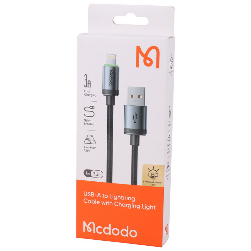 کابل تبدیل USB به لایتنینگ مک دودو مدل CA-203 طول 1 متر