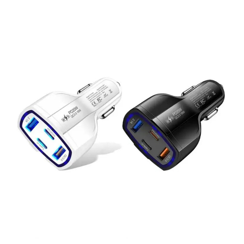 شارژر فندکی 20 وات 4 پورت مدل TE-P49