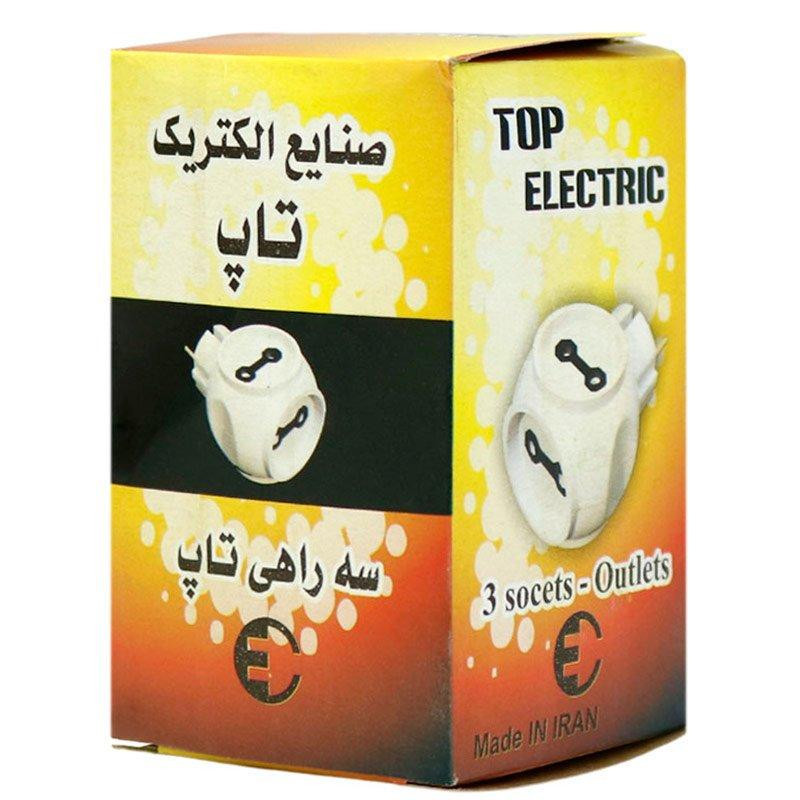 سه شاخه برق تاپ مدل A-H بسته 2 عددی