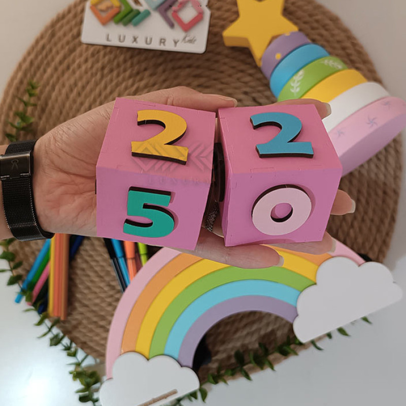 استند رومیزی کودک مدل گاهشمار سن کد MKids35-FullColor-i