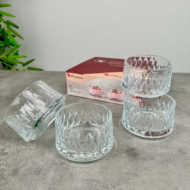 پیاله پاشاباغچه مدل Leafy کد 530166 بسته 4 عددی