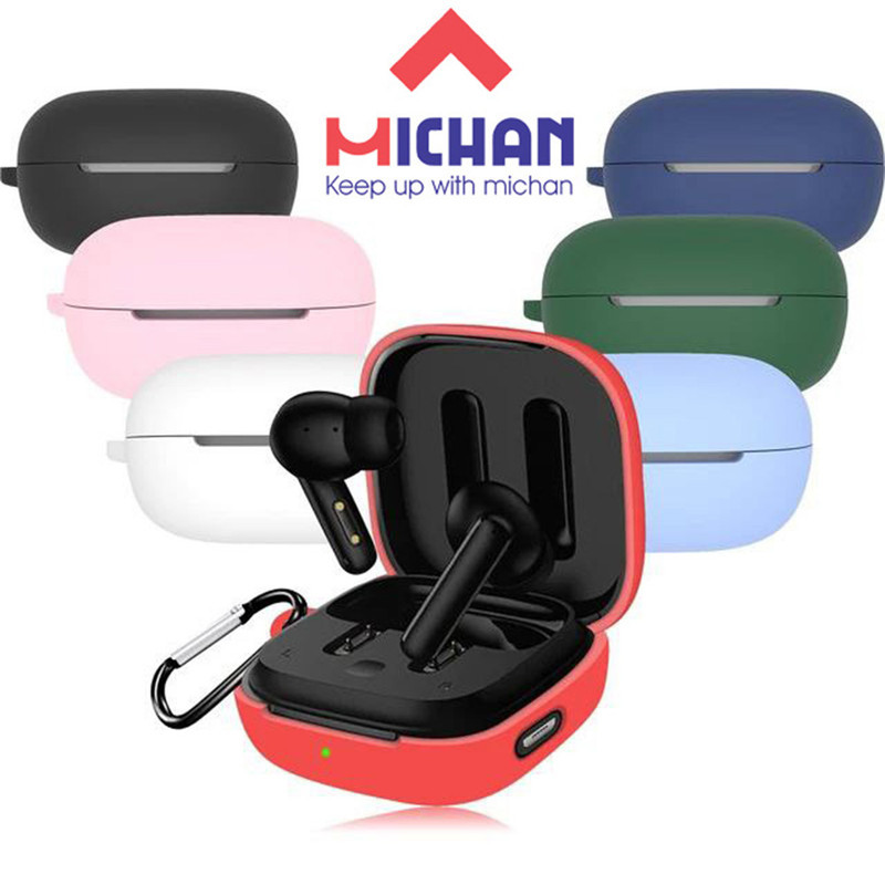کاور میچان مدل silicone مناسب برای کیس هدفون بی سیم کیو سی وای T13 ANC