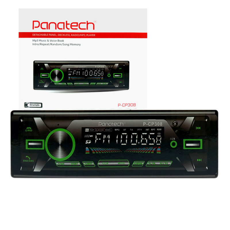 پخش کننده خودرو پاناتک مدل P-CP308