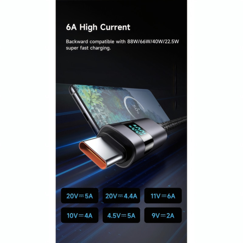 کابل تبدیل USB به USB-C مک دودو مدل CA-652 طول 1.2 متر