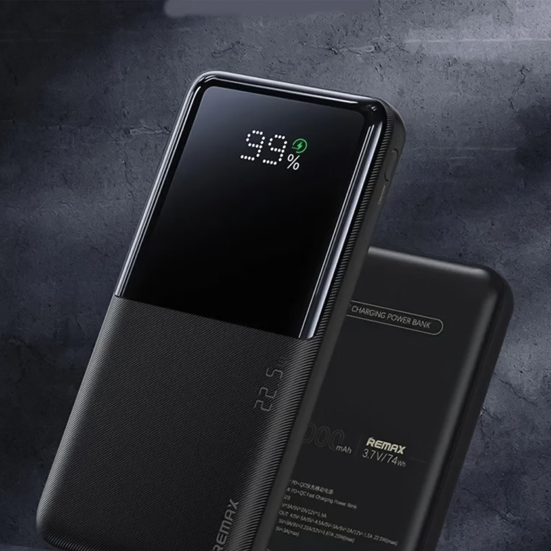 پاوربانک 22.5 وات ریمکس مدل RPP-623 ظرفیت 20000 میلی آمپر ساعت