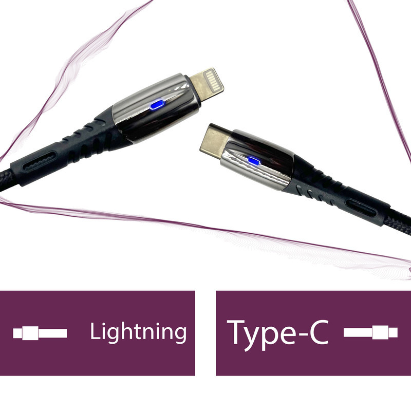 کابل تبدیل لایتنینگ به USB-C بیاند مدل BCL-502KF CHARGE DATA طول 2 متر