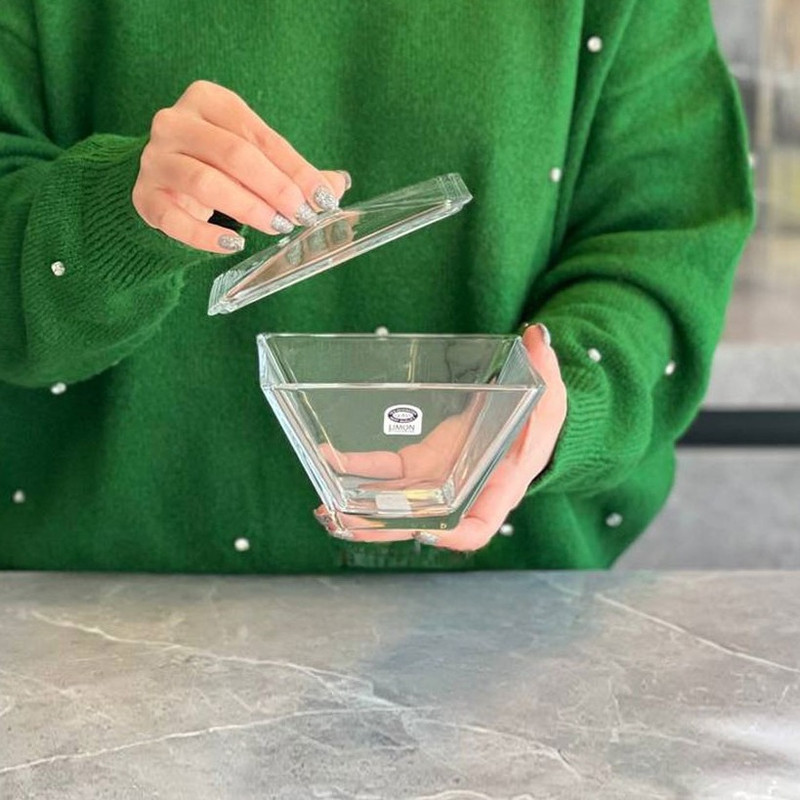شکلات خوری لیمون مدل شیشه ای کد HS2296