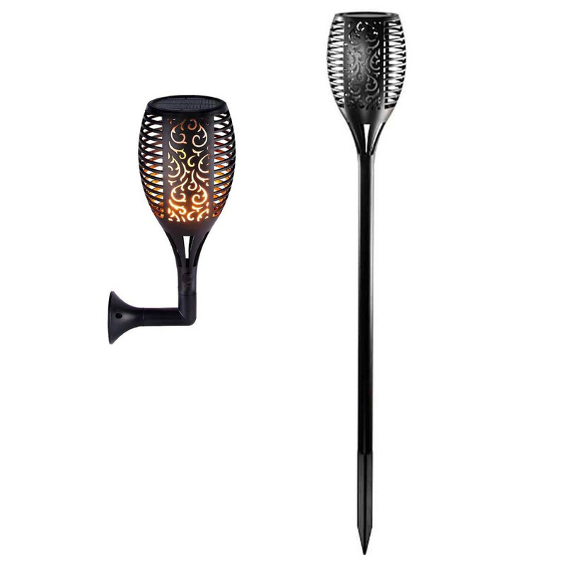 چراغ پارکی خورشیدی زمینی و دیواری مدل مشعل XF-6006