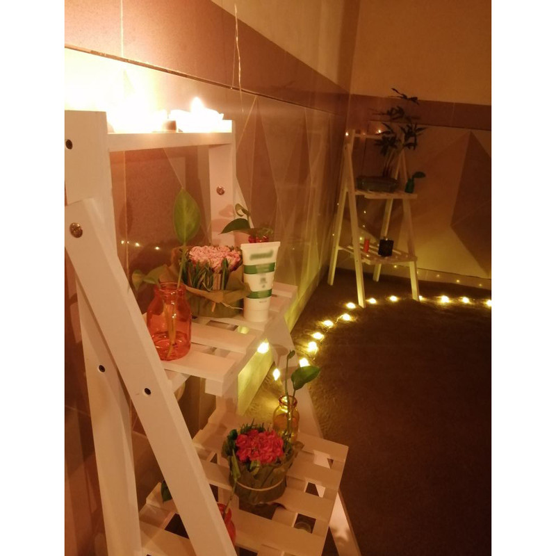 ریسه ال ای دی مدل قلب کریستالی کد 20Lamp طول 4.5 متر