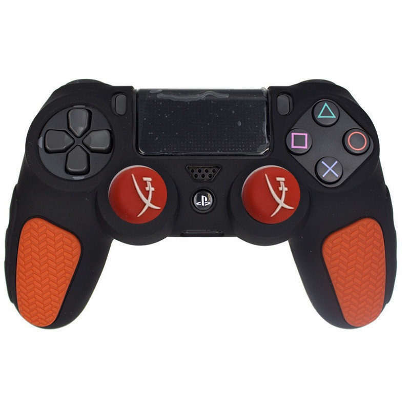 محافظ دسته پلی استیشن ۴ مدل Anti slip PS4399 به همراه روکش آنالوگ
