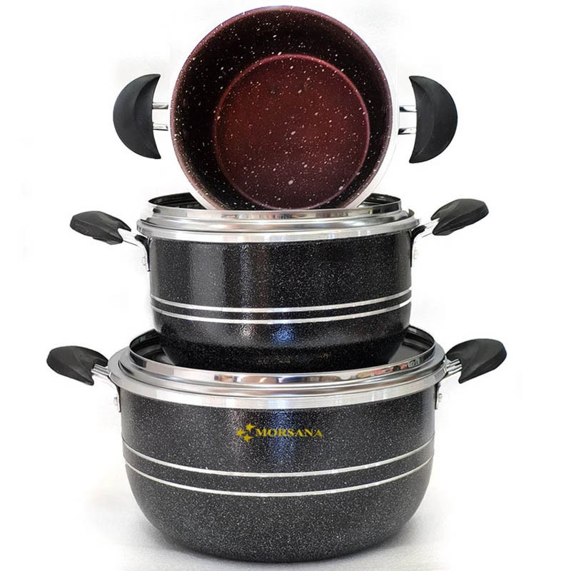 سرویس قابلمه گرانیتی ۶ پارچه مرسانا مدل M262422