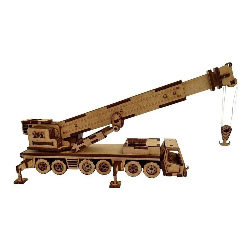 ساختنی 245 تکه مدل ماکت چوبی جرثقیل کد M213