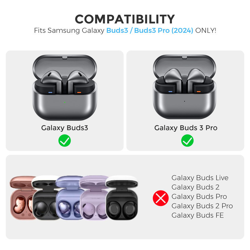 کاور آها استایل کد WG161 مناسب برای کیس سامسونگ Galaxy Buds 3  Galaxy Buds 3 Pro