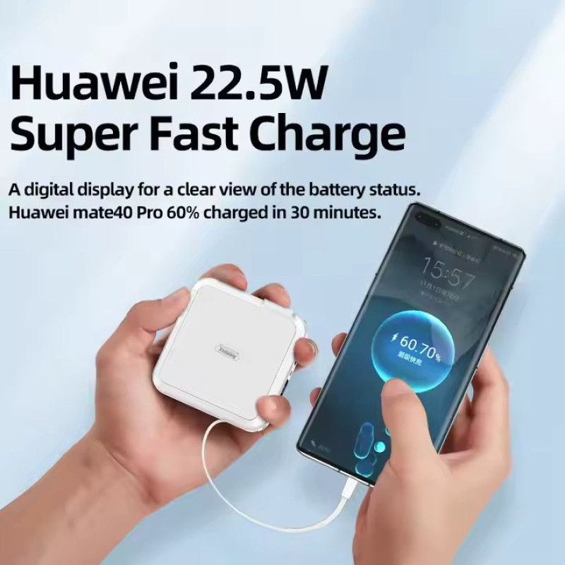 پاوربانک ریمکس مدل Infinity All in one - AC charger-RPP-276 ظرفیت 15000 میلی آمپرساعت