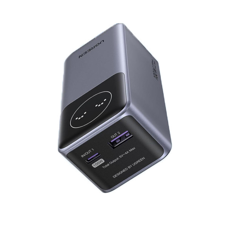 پاور بانک یوگرین سری نکسود مدل PB724 کد 35526 ظرفیت 12000 میلی آمپر ساعت