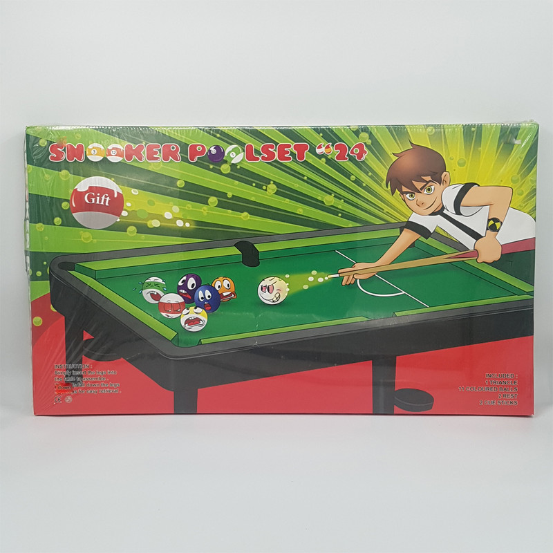 اسباب بازی بیلیارد طرح بن 10 مدل SNOOKER POOLSET 24 کد 10054
