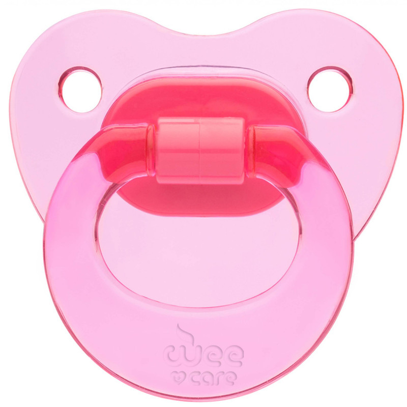 پستانک ارتودنسی وی کر مدل دسته دار fancy شفاف سایز 0-6 ماه کد p107