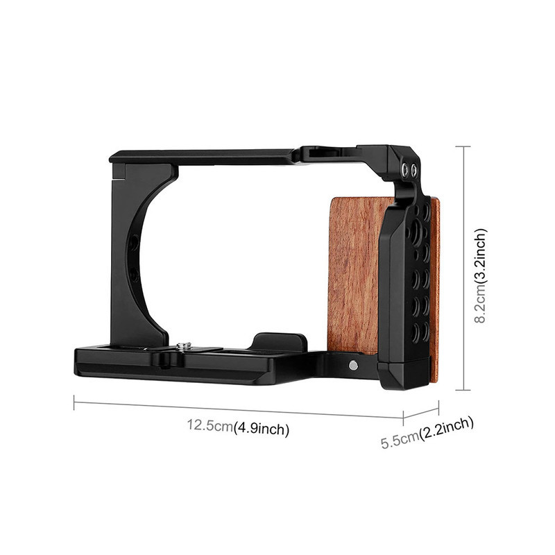 کیج نگهدارنده دوربین پلوز مدل Handle cage PU3118 مناسب دوربین Sony ZV-E10