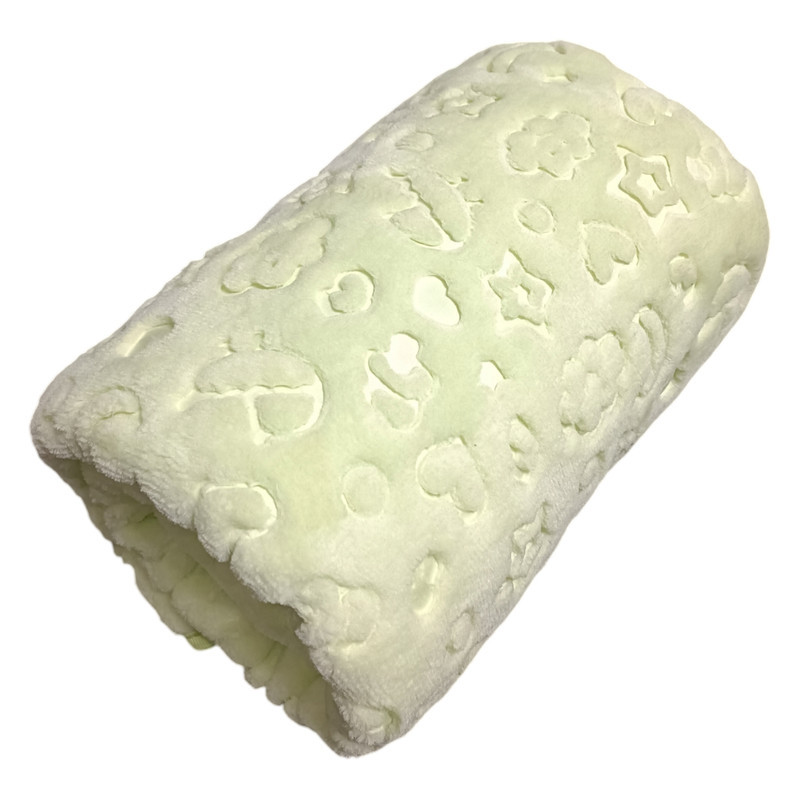 پتو کودک و نوزاد ازدیلک مدل Embos Yesil سایز 120×100 سانتی متر