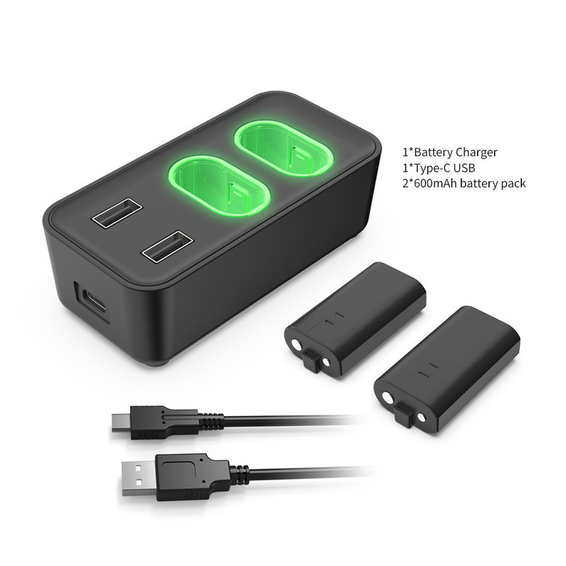 پایه شارژر و باتری دسته بازی ایکس باکس سریز و وان دابی مدل TYX-0665