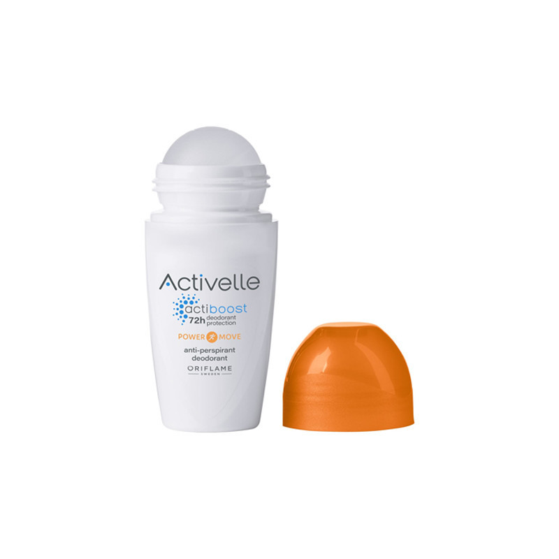 رول دئودورانت زنانه اوریفلیم مدل Activelle Power Move antiperspirant حجم 50 میلی‌ لیتر