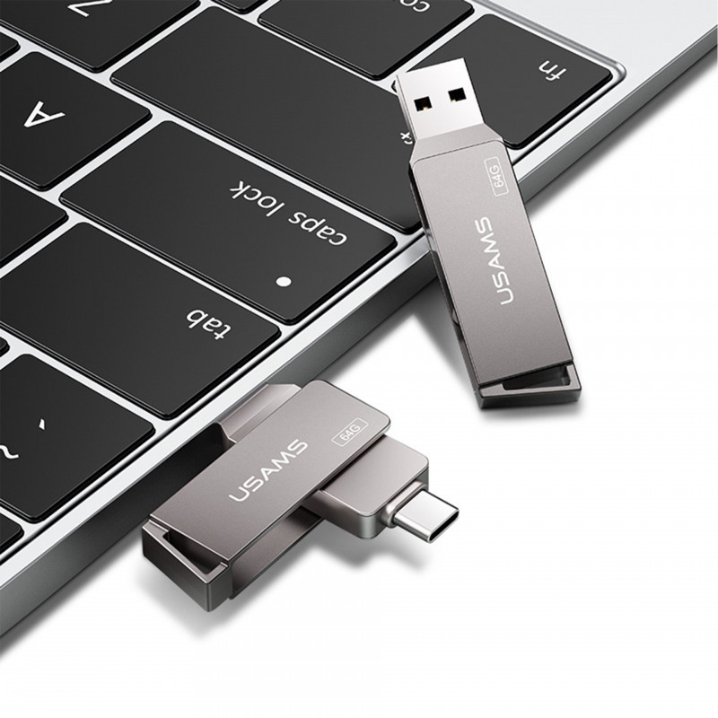 فلش مموری یوسمز مدل Typec-Usb3-High Speed-ZB199 ظرفیت 32 گیگابایت گیگابایت