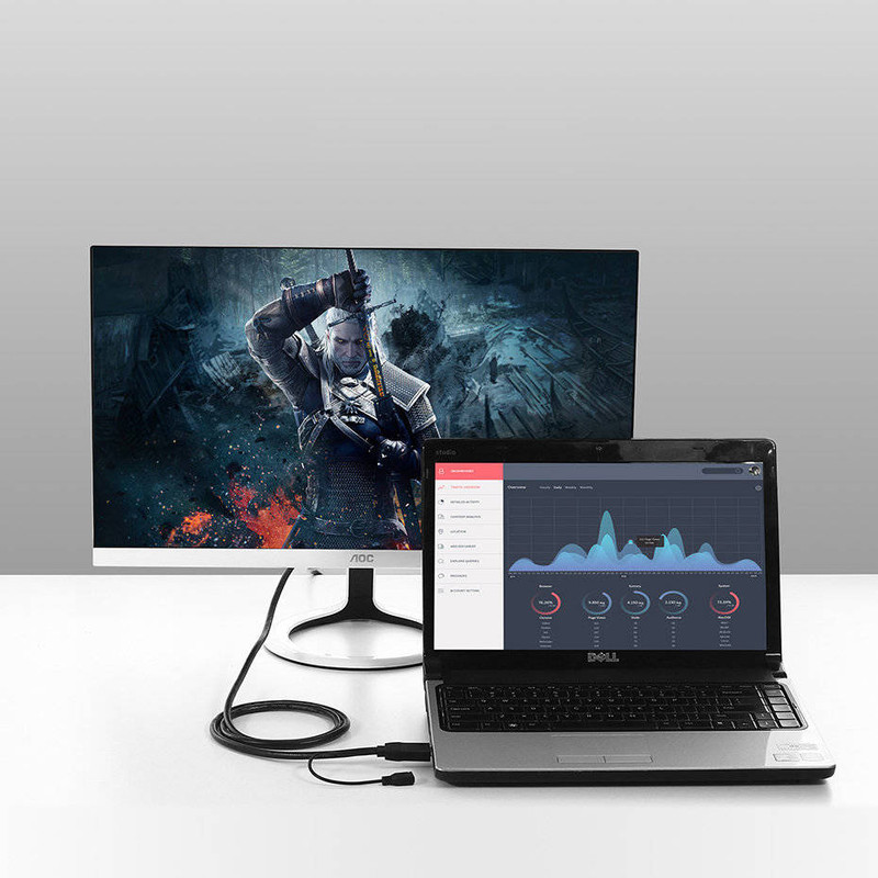 کابل تبدیل HDMI به micro USB  VGA یوگرین مدل MM101-30449 طول 1.5 متر