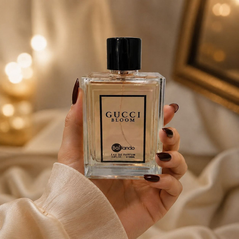 ادوپرفیوم زنانه بایلندو مدل Gucci Bloom با رایحه شیرین حجم 100 میلی‌لیتر