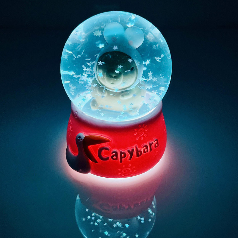 گوی چراغ‌دار مدل مینی Capybara طرح کوالا خرگوش عاشق کد D1623.15